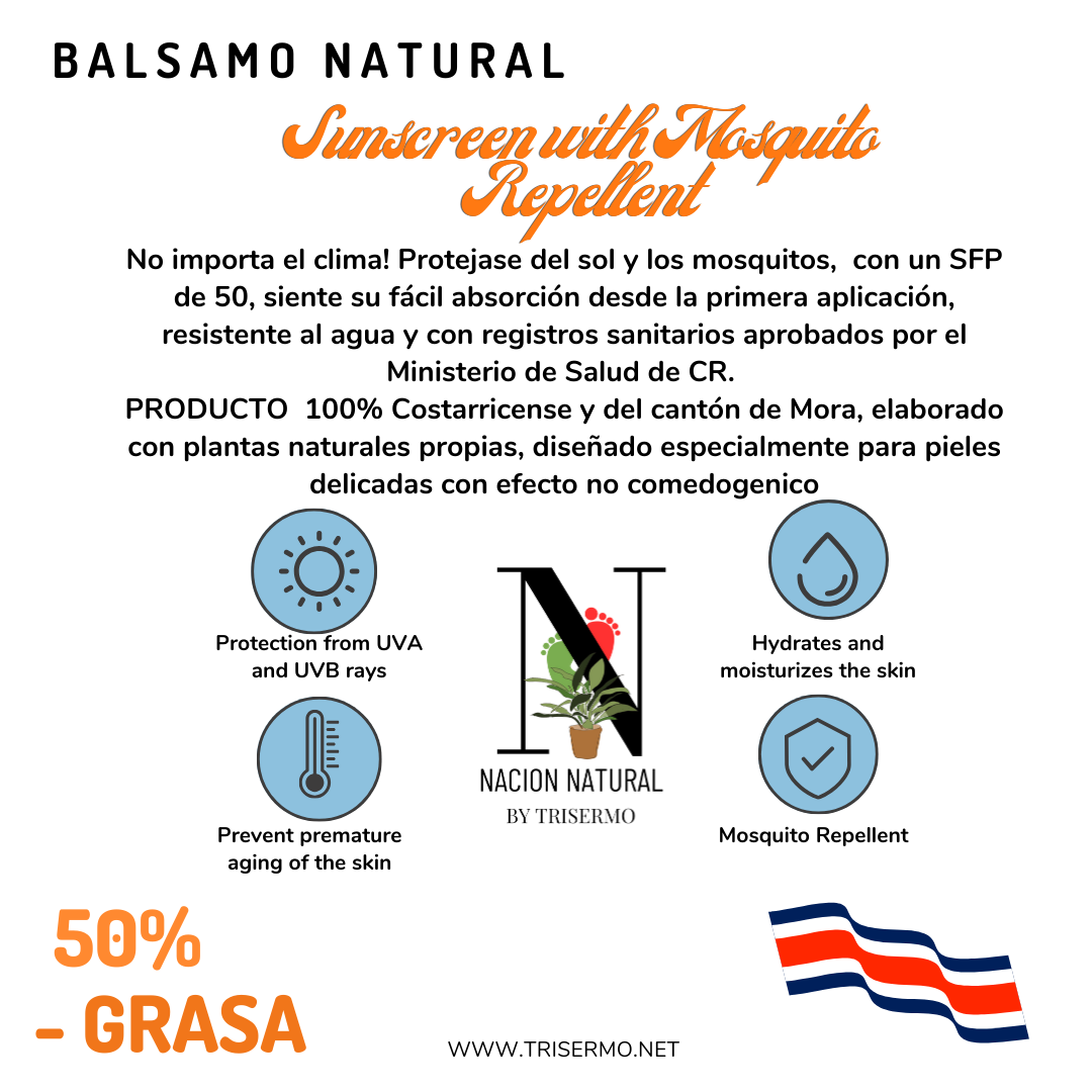PROTECTOR SOLAR CON REPELENTE PARA ADULTOS 2 en 1     100% Organico - Image 3